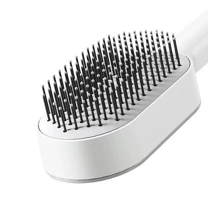 Self Cleaning Hair Brush for Women One-Key Cleaning Hair Loss Airbag Massage Scalp Comb Anti-Static Hairbrush Dropshipping